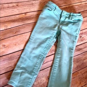 Gap Stretch, Skinny Jeans Size 3T—Teal